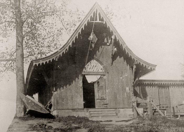 Station 10, or the NYYC's first Clubhouse in Hoboken, N.J., which opened in 1845